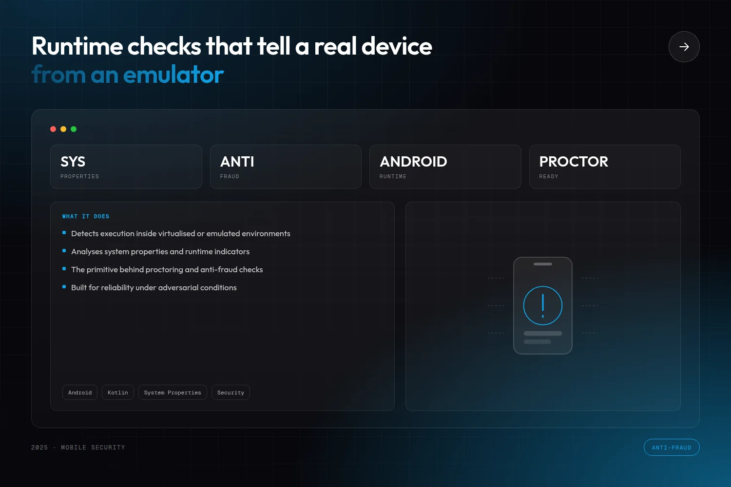 VM Detection Module — project poster